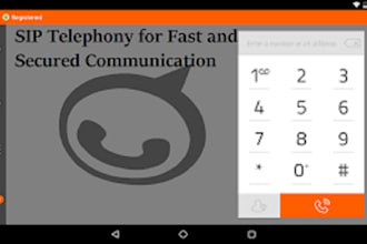 develop a mobile linphone app, voip app, sip trunk, calling app