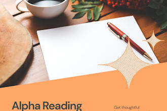 provide alpha read of your story