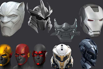 3d helmet 3d mask oni mask 3d model 3d printing cosplay helmet 3d armor mask