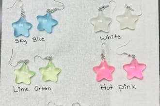 send you glow in the dark earrings