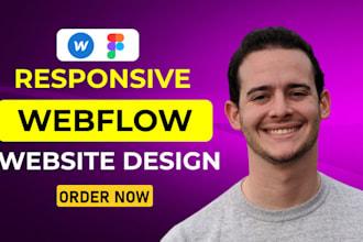 design or develop webflow website , webflow expert , figma to webflow