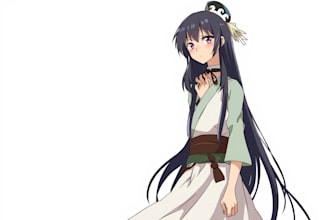 draw your character in japanese anime or manga style