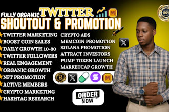 shoutout, promote website, link to 800m twitter, fb, ig, yt, tiktok audience