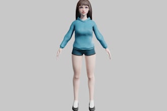 fix mesh file repair 3d scan 3d clean up face retopology, for 3d game character