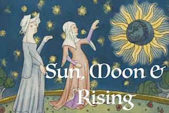unlock the secrets of your sun, moon, and rising
