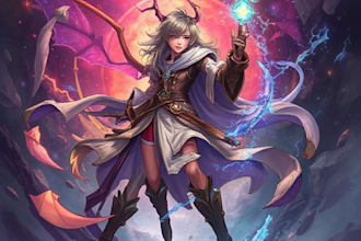 draw your fantasy character illustration