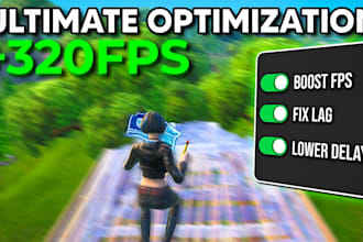 optimize your pc for fortnite for no delay and the highest fps