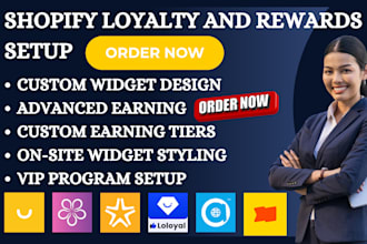 setup shopify loyalty and reward smile bon rivyo loloyal gameball appstle joy e