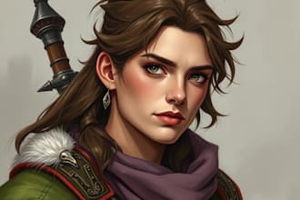 do dnd rpg character art and dnd character art