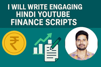 write engaging hindi youtube scripts for your channel