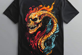 design custom t shirt design for events or graduation