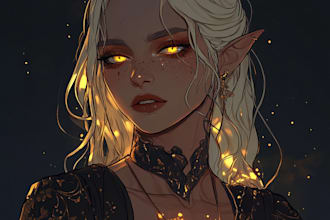 make high quality dnd character for pfp or dnd oc