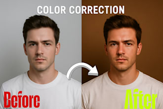 do expert photo color correction and enhancement