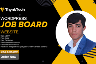 create job portal job board website like indeed linkedin