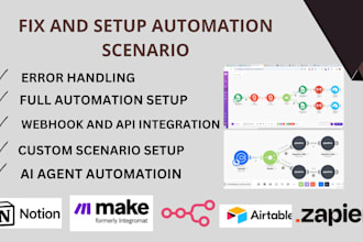 setup make com made com zapier make com automation make com ai agent integromat