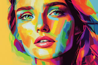 make your photos into wpap pop art