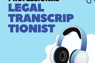 transcribe legal audio recordings, including depositions