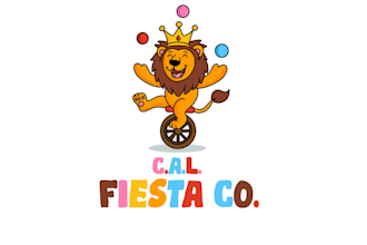 design kid family party rental business logo