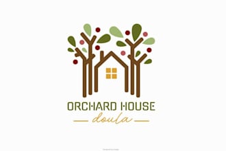 design looking doula business logo