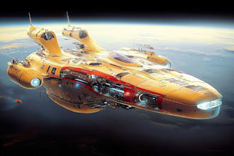 make an amazing sci fi spaceship or design for you