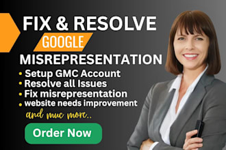 fix google merchant center misrepresentation and suspension