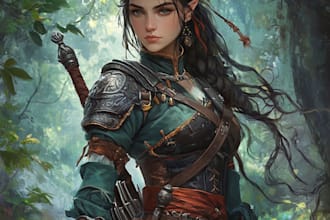 design a dnd character art of your choice