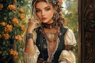 do realistic or fantasy portrait