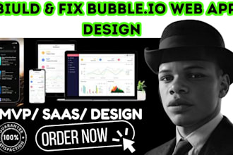 build and fix bubble io web app design bubble mvp saas bubble developer