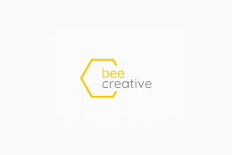 do creative modern minimalist business honey bee logo design