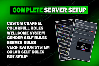 discord server setup, discord server and be your discord server builder