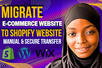 do shopify migration, wordpress to shopify or wix to shopify