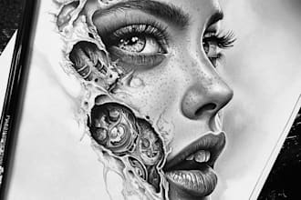 draw custom tattoo design, tattoo sleeve