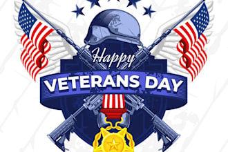 create a veteran logo