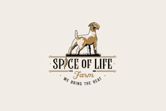 make conservative powerful logo for a show goat
