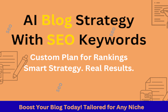 create an ai powered blog content strategy with SEO