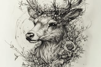 draw custom tattoo design, tattoo sleeve
