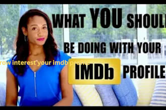 promote your imdb profile and increase starmeter ranking