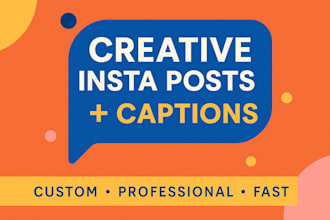 design creative instagram posts with catchy captions