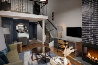 renovate 3d neoclassic house, luxury interior bedroom, 3d home decor,living room