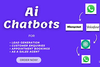 build ai chatbot for whatsapp, telegram, or instagram