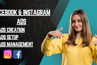 setup facebook ads and instagram ads for local businesses to get positive leads