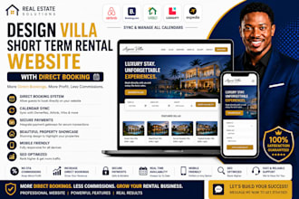 design villa, short term, resort, apartment, motel wordpress website