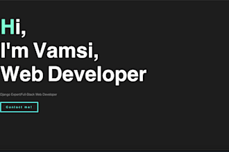 develop your static or dynamic website for your business