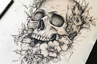 unique custom tattoo design, tattoo sleeve in my style