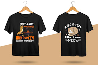 do modern unique graphics merchandise t shirt design