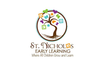 design high quality urban child learning center logo