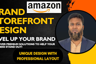 create a stunning and SEO optimized amazon storefront for your brand
