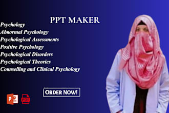create psychology based  presentations slides as per you need