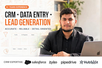 do accurate data entry into your CRM or database