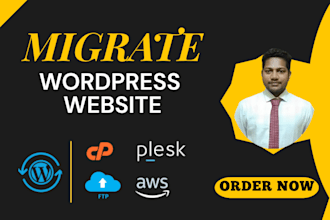 do wordpress website backup, cloning, and migration service
